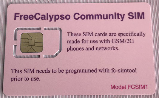 Picture of FCSIM1 card front